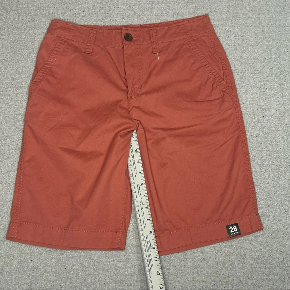 Urban Pipeline Shorts Flat‎ Front 28 Salmon Pink Superflex Knee Length NWT